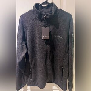 Men's Gray Performance Jacket with Manulife Logo